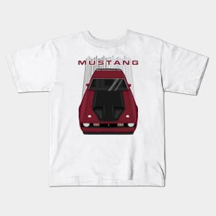 Mustang Mach 1 1971 to 1972 - Maroon Kids T-Shirt